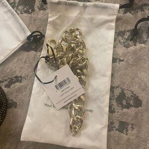 Kerkit gold purse chain